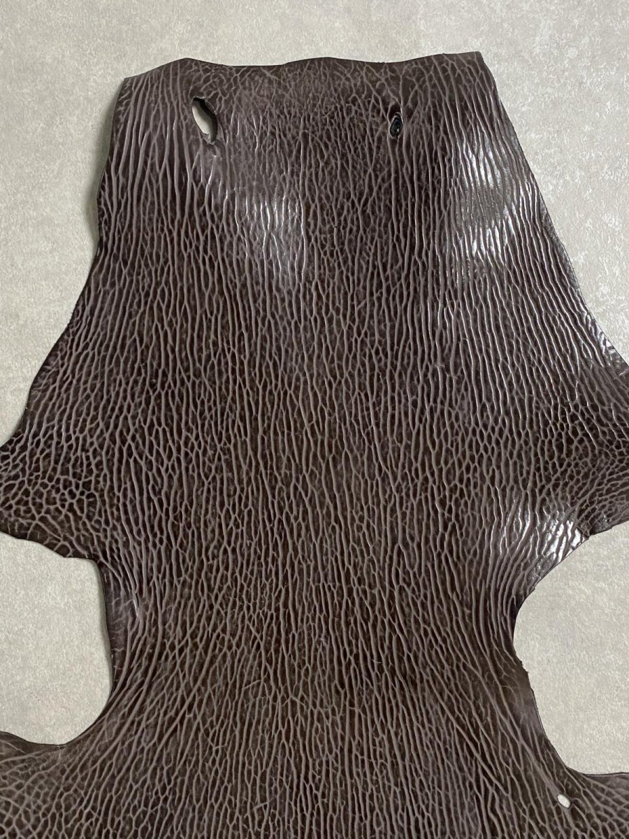 画像3: ケープシール　ニコチン　オットセイ革　シールスキン　エキゾチックレザー (3)