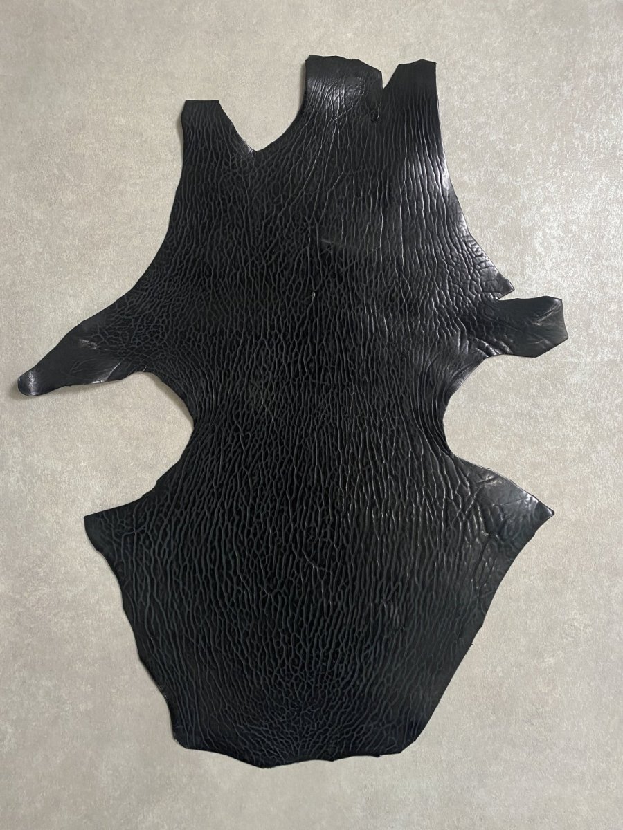 画像1: ケープシール　ブラック　オットセイ革　シールスキン (1)