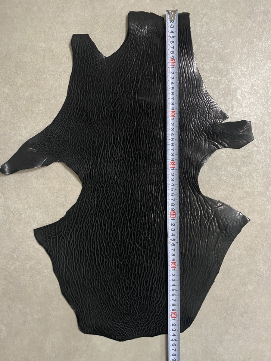 画像7: ケープシール　ブラック　オットセイ革　シールスキン (7)