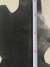 画像8: ケープシール　ブラック　オットセイ革　シールスキン (8)