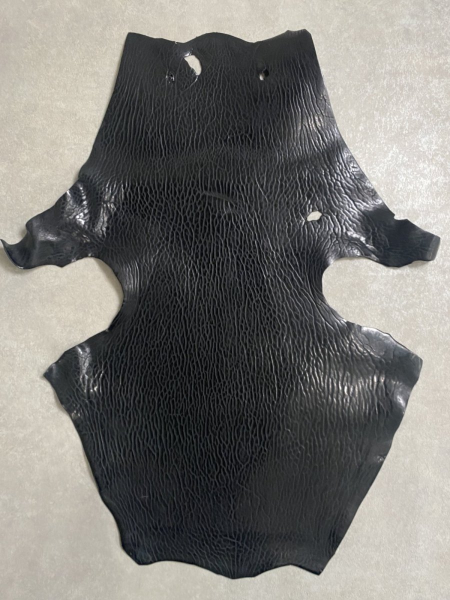 画像1: ケープシール　ブラック　オットセイ革　シールスキン (1)