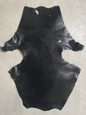 画像1: ケープシール　ブラック　オットセイ革　シールスキン (1)
