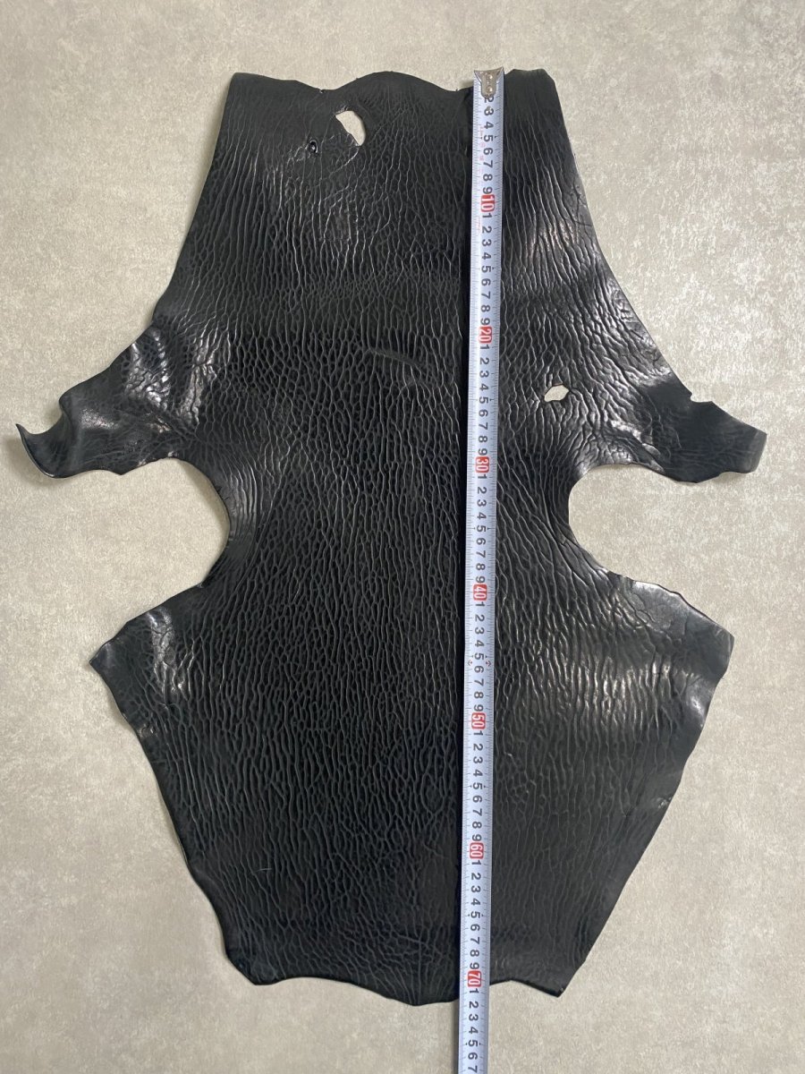 画像7: ケープシール　ブラック　オットセイ革　シールスキン (7)