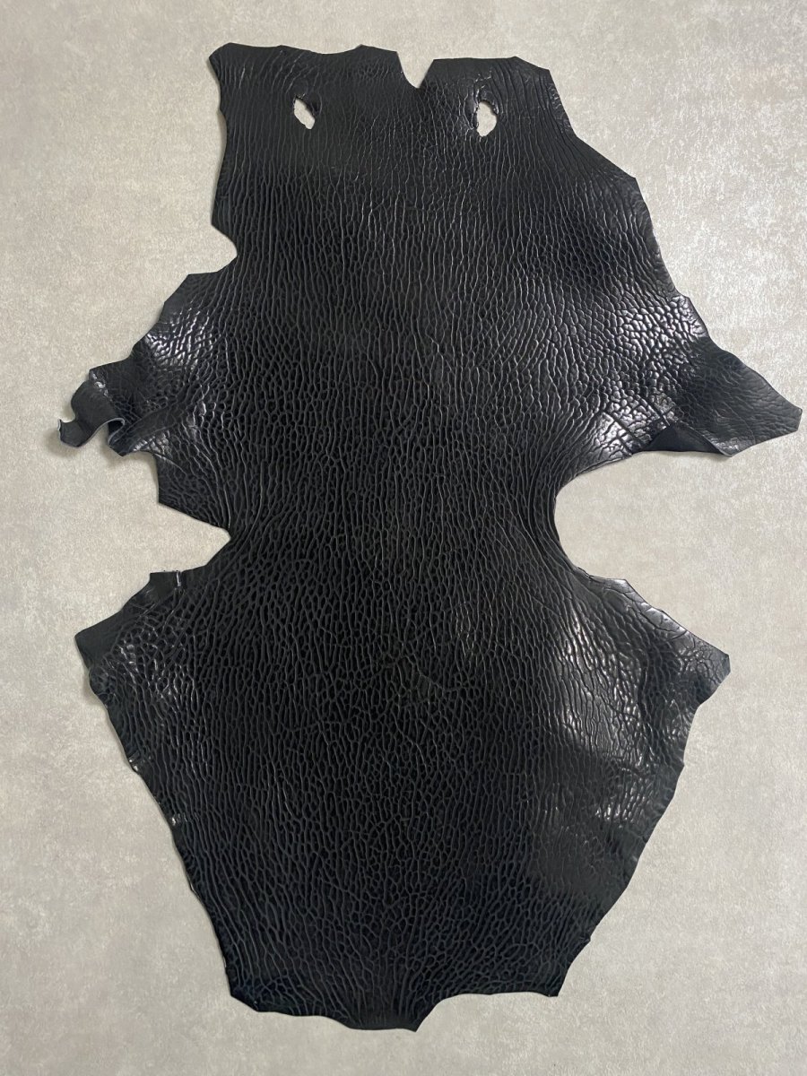 画像1: ケープシール　ブラック　オットセイ革　シールスキン (1)