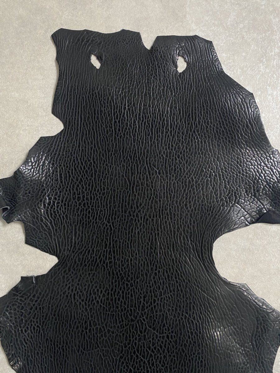 画像3: ケープシール　ブラック　オットセイ革　シールスキン (3)