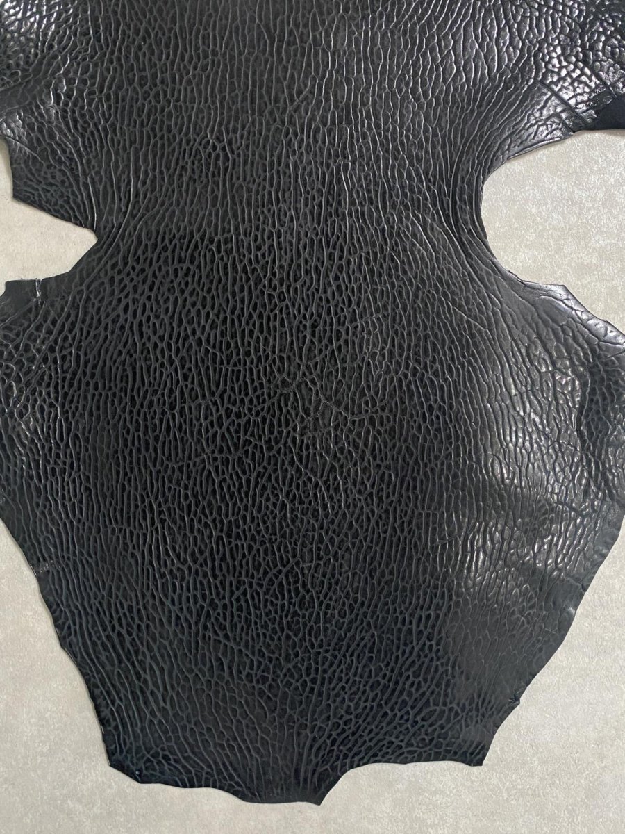 画像4: ケープシール　ブラック　オットセイ革　シールスキン (4)