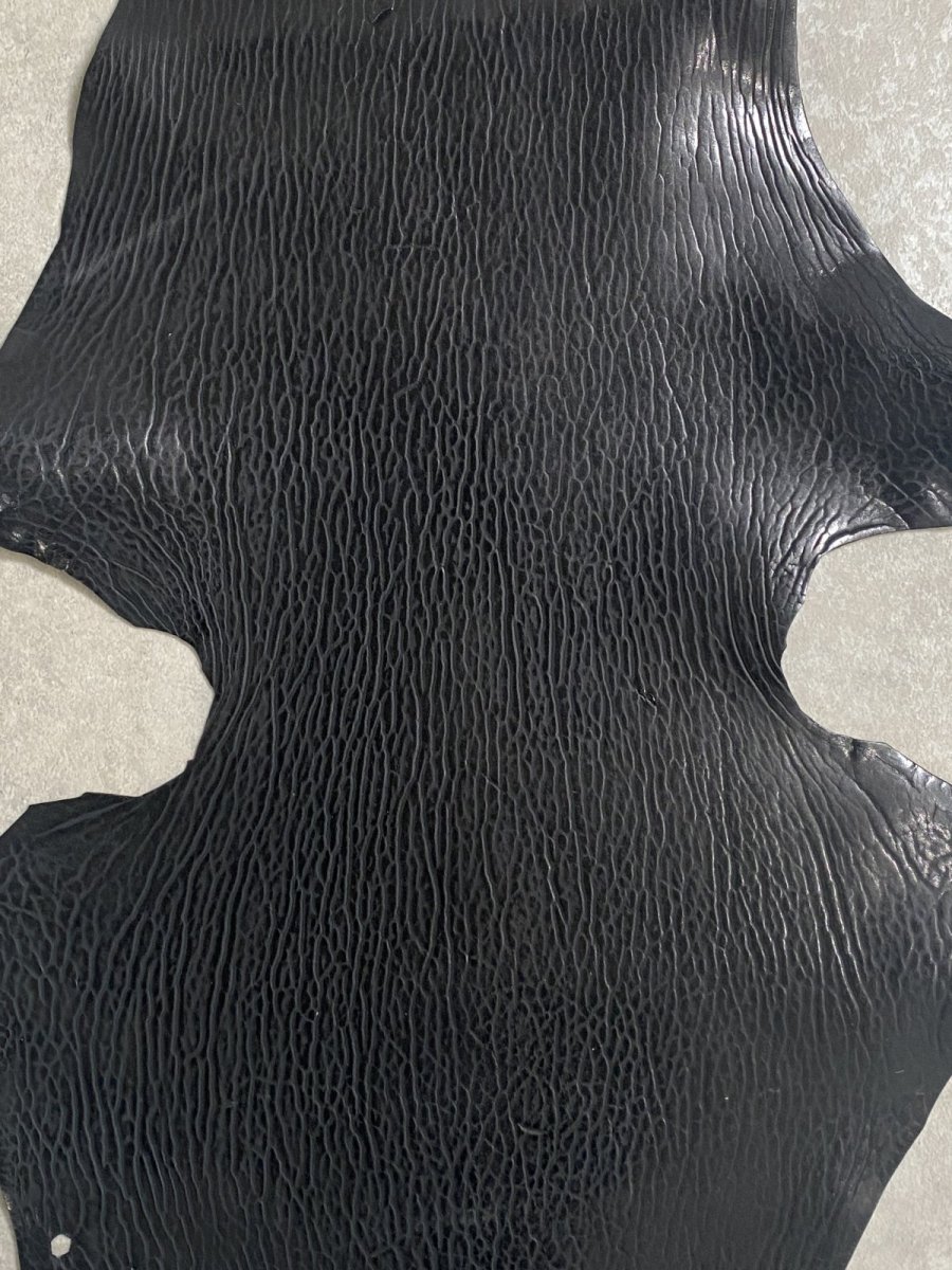 画像2: ケープシール　ブラック　オットセイ革　シールスキン (2)