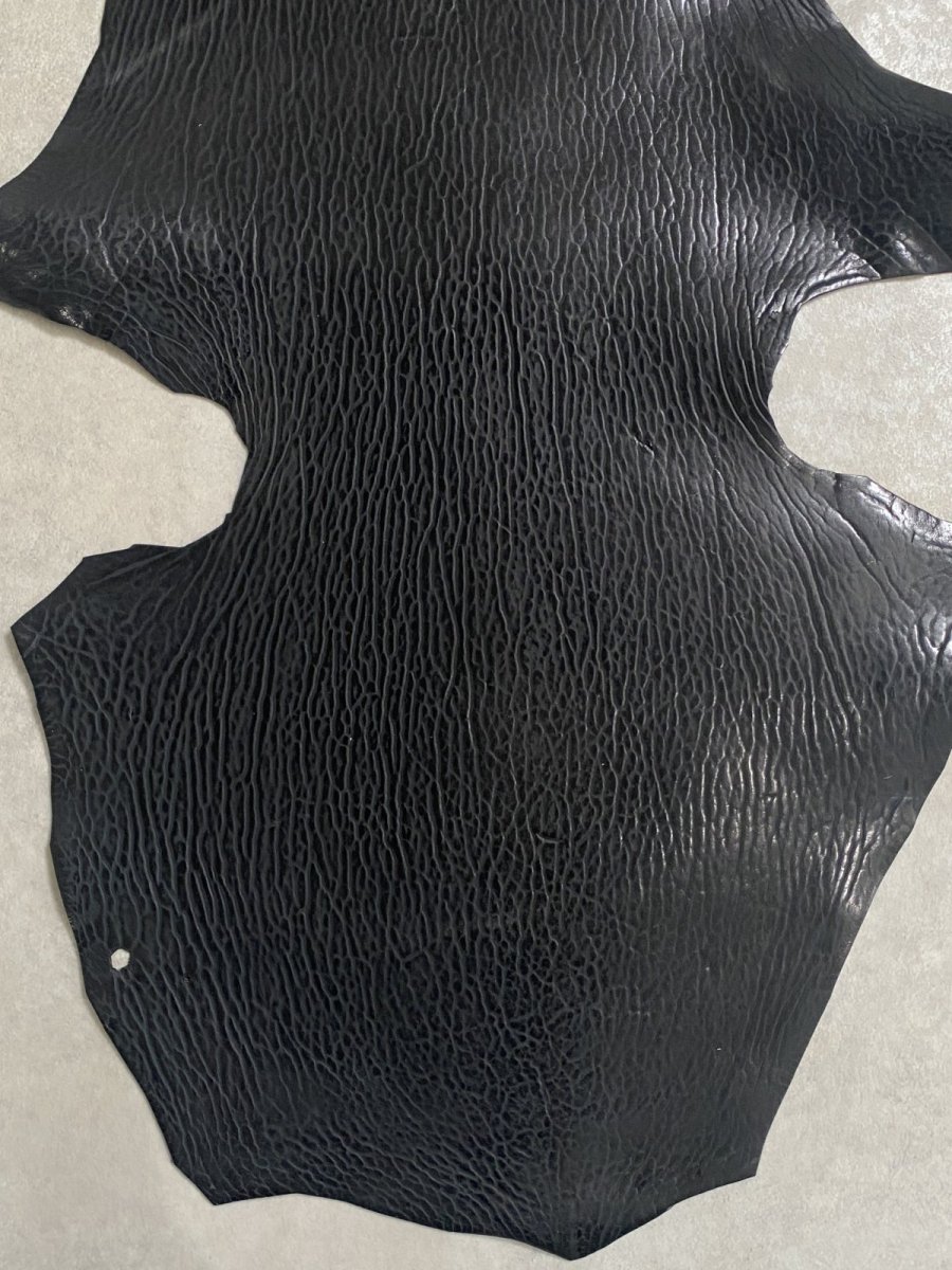 画像4: ケープシール　ブラック　オットセイ革　シールスキン (4)