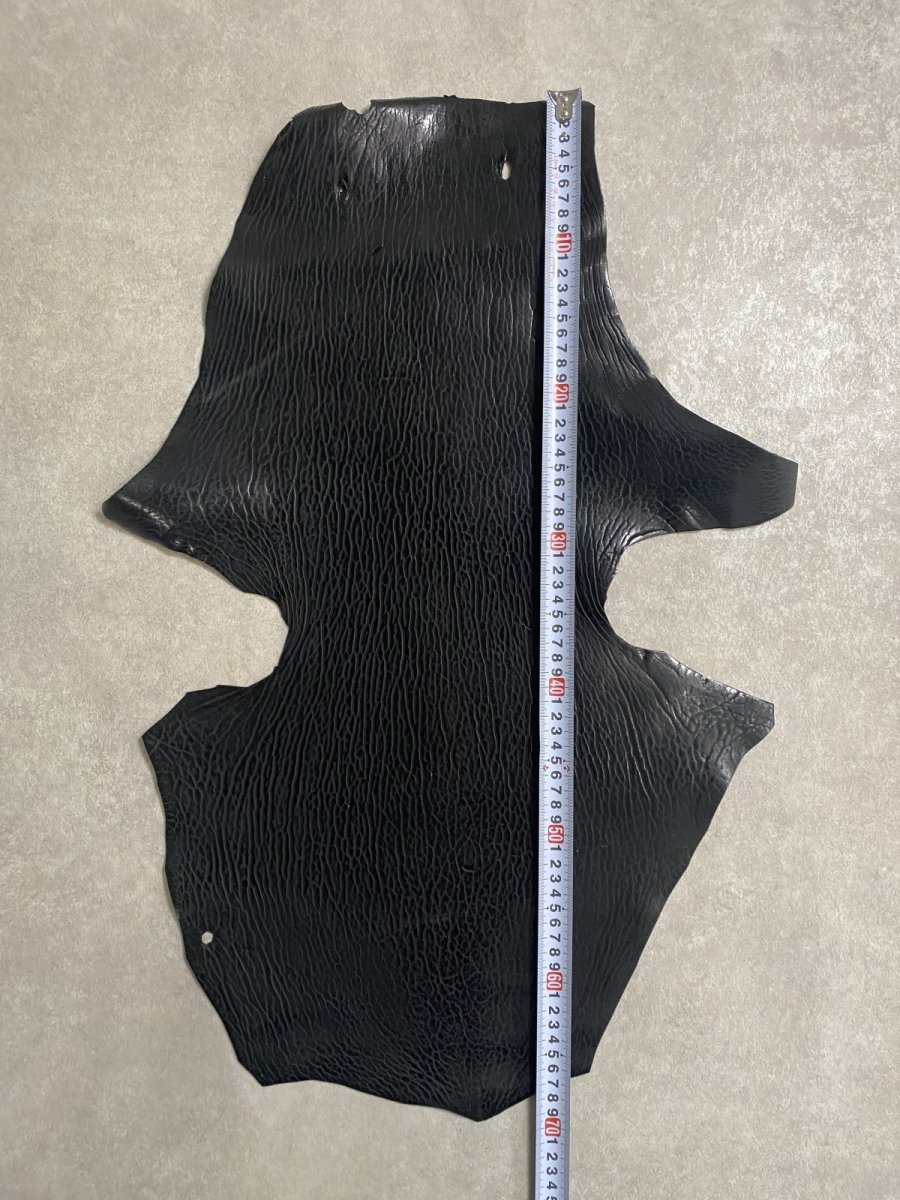 画像7: ケープシール　ブラック　オットセイ革　シールスキン (7)