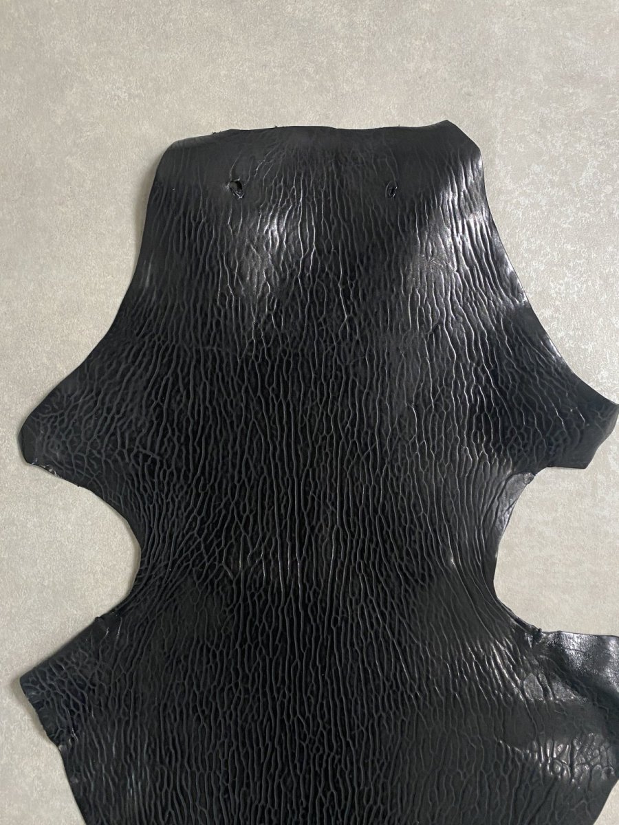 画像3: ケープシール　ブラック　オットセイ革　シールスキン (3)