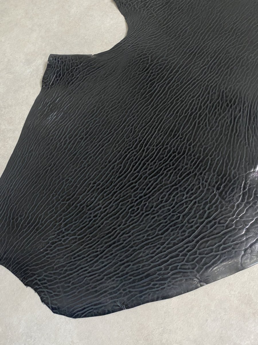 画像6: ケープシール　ブラック　オットセイ革　シールスキン (6)