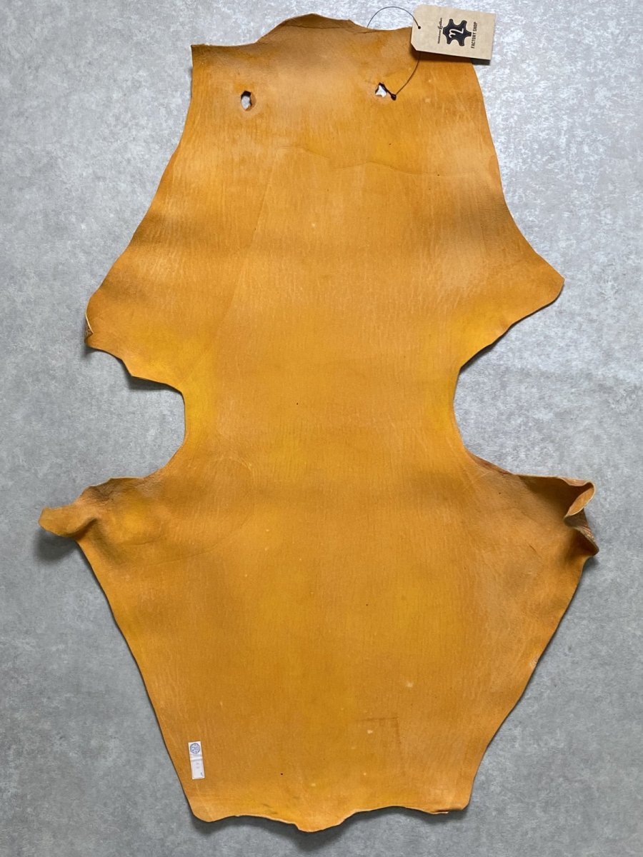 画像8: ケープシール　キャメル　オットセイ革　シールスキン　エキゾチックレザー (8)