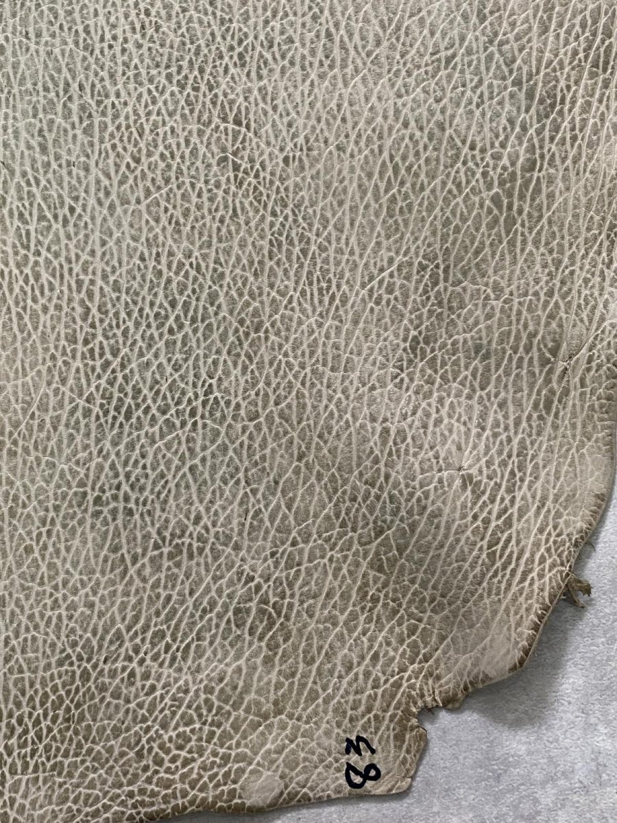 画像8: ケープシール　フォレストグリーン　オットセイ革　シールスキン (8)