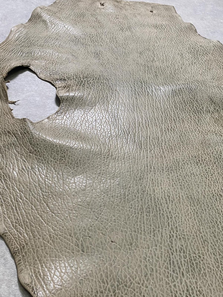 画像9: ケープシール　フォレストグリーン　オットセイ革　シールスキン (9)