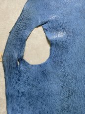 画像5: ケープシール　ブルー　オットセイ革　シールスキン (5)