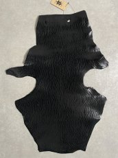 画像1: ケープシール　ブラック　オットセイ革　シールスキン (1)