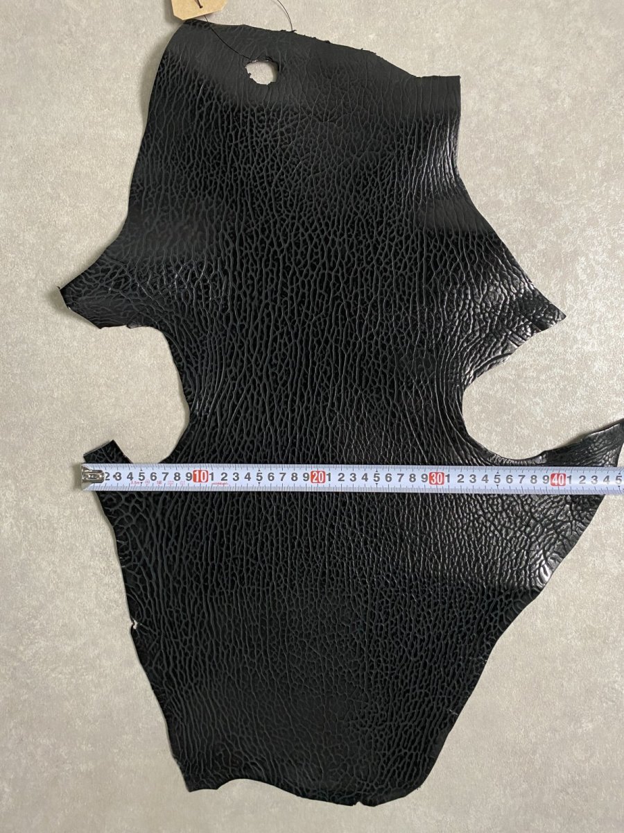 画像6: ケープシール　ブラック　オットセイ革　シールスキン (6)