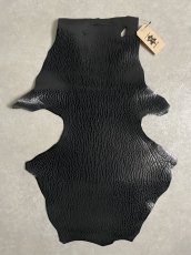 画像1: ケープシール　ブラック　オットセイ革　シールスキン (1)