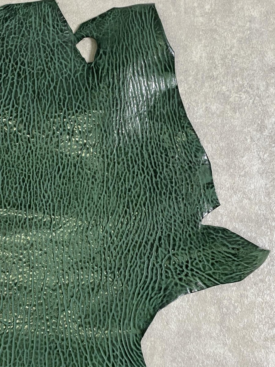 画像3: ケープシール　グリーン　オットセイ革 (3)