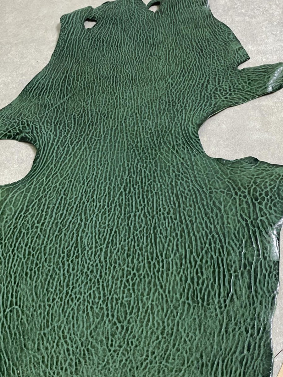 画像7: ケープシール　グリーン　オットセイ革 (7)