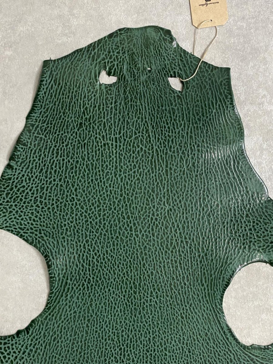 画像3: ケープシール グリーン オットセイ革 (3)