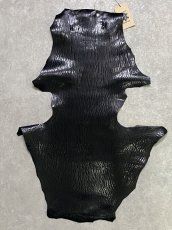 画像1: ケープシール　ブラック　オットセイ革　シールスキン (1)