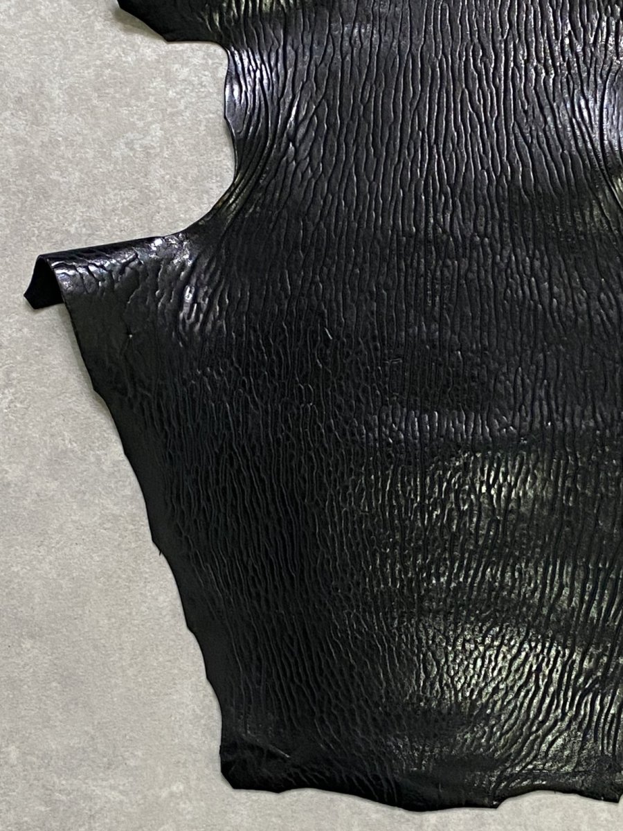 画像4: ケープシール　ブラック　オットセイ革　シールスキン (4)