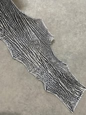 画像7: シャーク　白×黒　サメ革　鮫革　シャークスキン　 (7)