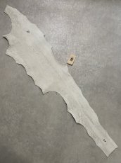 画像7: シャーク　白×黒　サメ革　鮫革　シャークスキン　 (7)