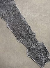 画像5: シャーク　白×黒　サメ革　鮫革　シャークスキン　 (5)
