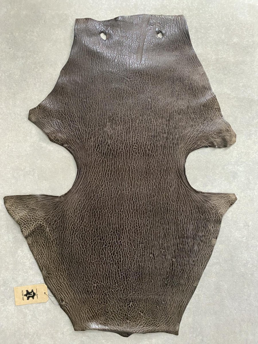 画像2: ケープシール　ニコチン　オットセイ革　シールスキン　エキゾチックレザー (2)