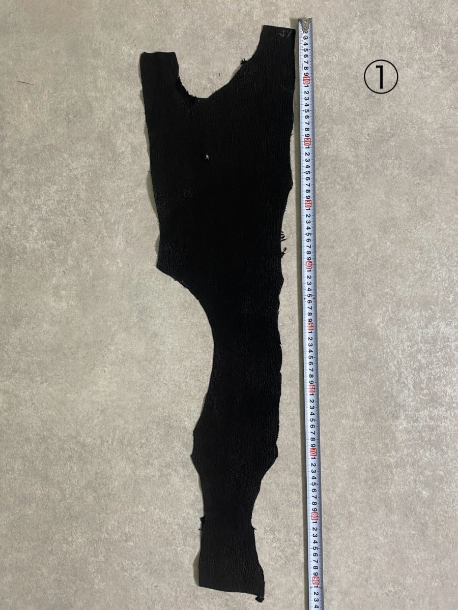 画像3: 【sale¥3500均一】シャーク ブラック サメ革 鮫革 シャークスキン (3)
