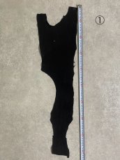 画像3: 【sale￥3500均一】シャーク　ブラック　サメ革　鮫革　シャークスキン (3)
