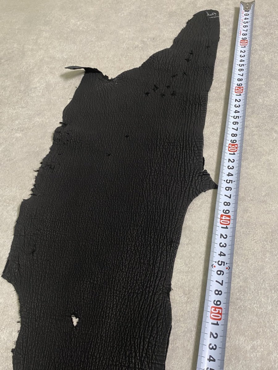 画像8: 【sale¥3500均一】シャーク ブラック サメ革 鮫革 シャークスキン (8)
