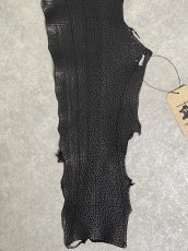 画像4: シャーク　ブラック　鮫革　シャークスキン (4)