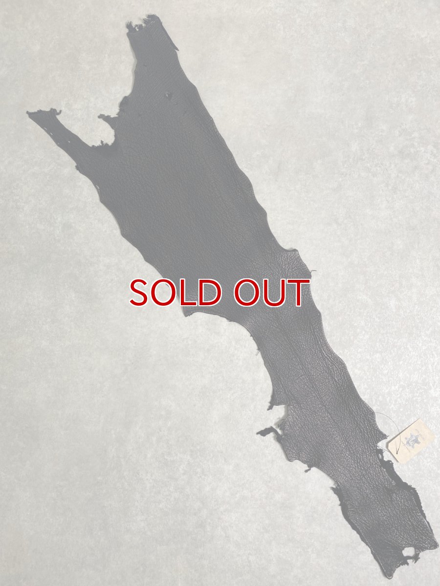 画像1: シャーク　ブラック　鮫革　シャークスキン (1)