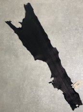 画像1: シャーク　ブラック　鮫革　シャークスキン (1)