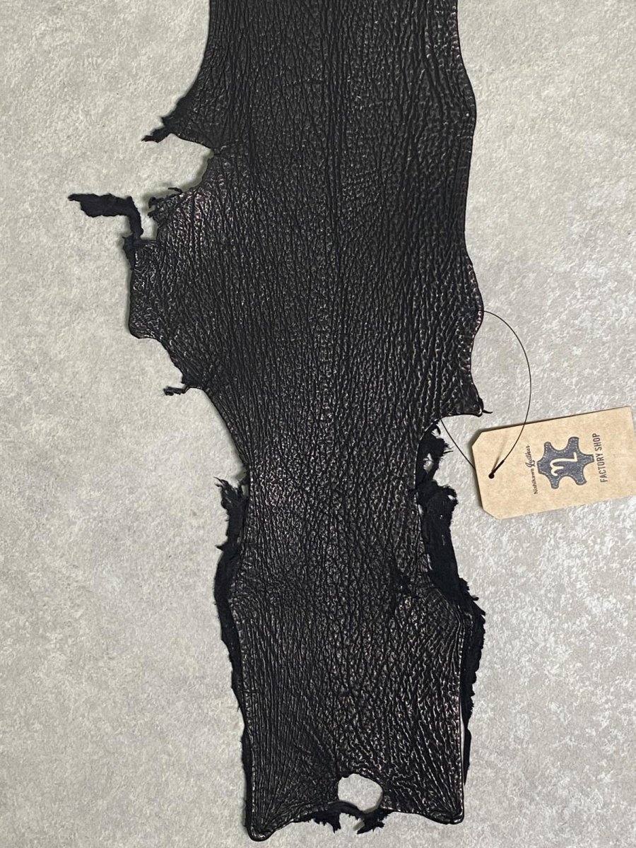 画像4: シャーク　ブラック　鮫革　シャークスキン (4)