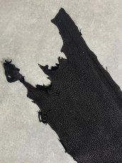 画像2: シャーク　ブラック　鮫革　シャークスキン (2)