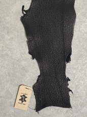 画像4: シャーク　ブラック　鮫革　シャークスキン (4)