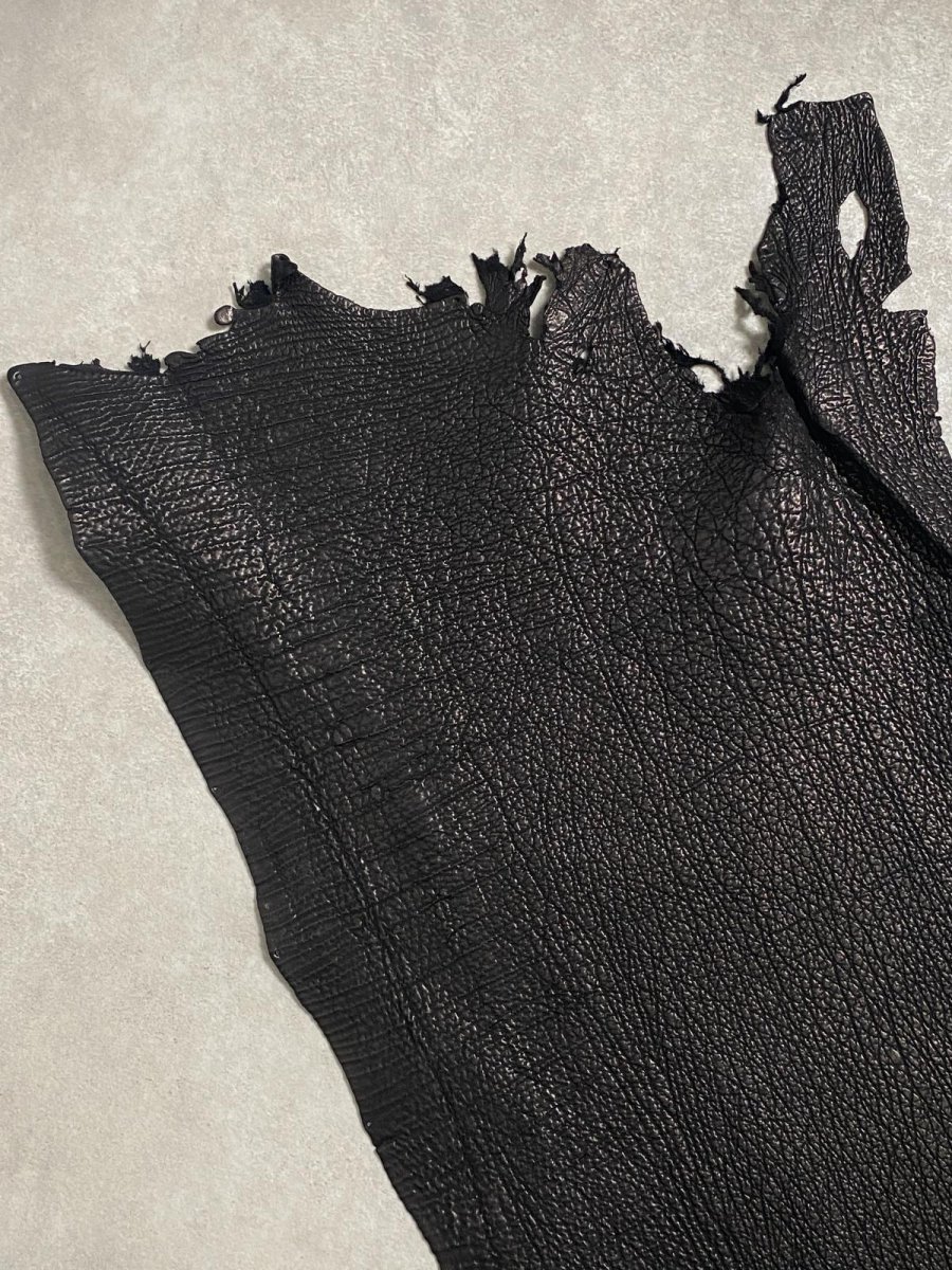 画像2: シャーク　ブラック　鮫革　シャークスキン (2)