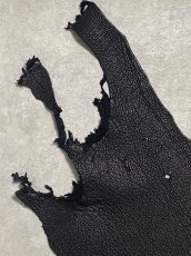画像2: シャーク　ブラック　鮫革　シャークスキン (2)