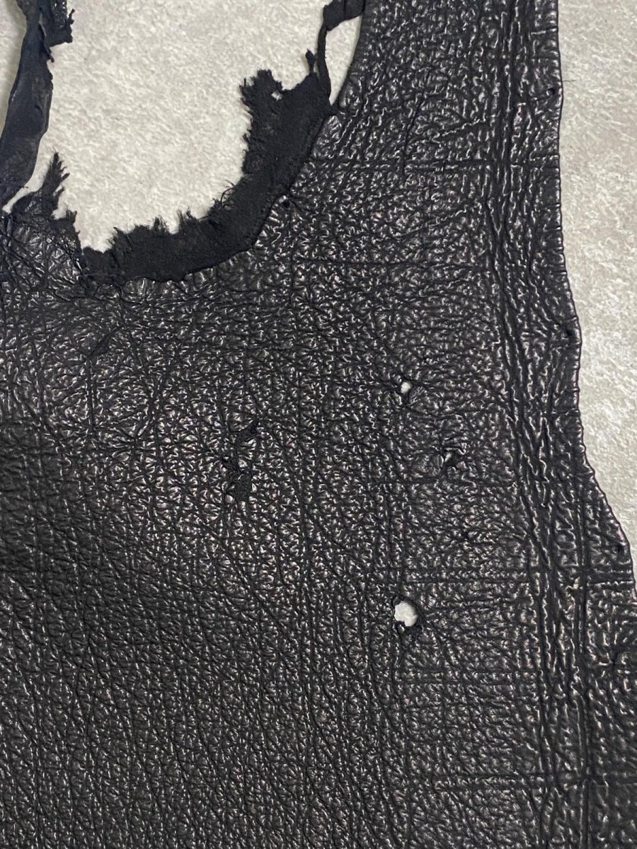 画像6: シャーク　ブラック　鮫革　シャークスキン (6)