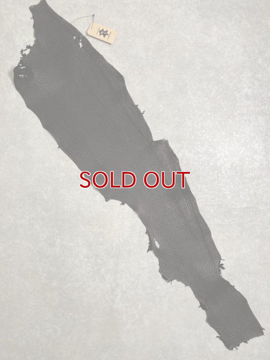 画像1: シャーク　ブラック　鮫革　シャークスキン (1)