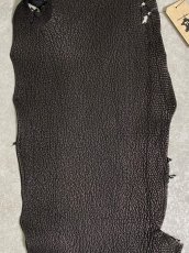 画像2: シャーク　ブラック　鮫革　シャークスキン (2)