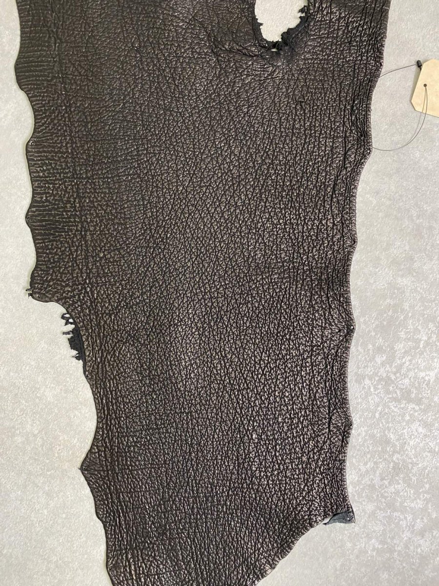 画像2: シャーク　ブラック　鮫革　シャークスキン (2)