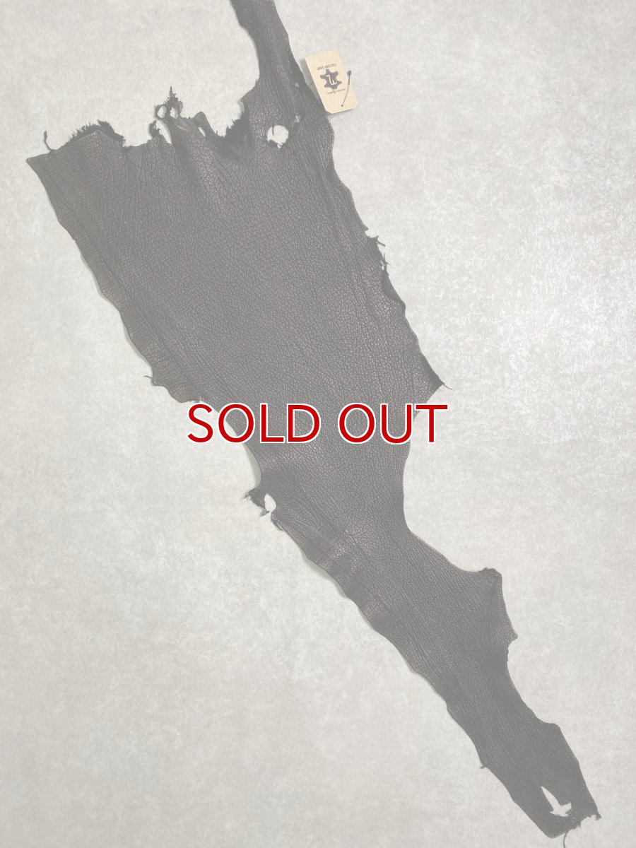 画像1: シャーク　ブラック　鮫革　シャークスキン (1)