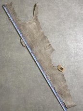 画像7: シャーク　バニラ×茶　サメ革　鮫革　シャークスキン　 (7)