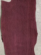 画像3: シャーク　ヌバック　ボルドー　鮫革　シャークスキン (3)