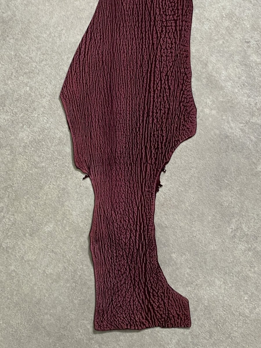 画像4: シャーク　ヌバック　ボルドー　鮫革　シャークスキン (4)